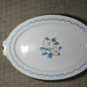 Oval Serving Platter Narumi China Occupied Japan Magnolia 259